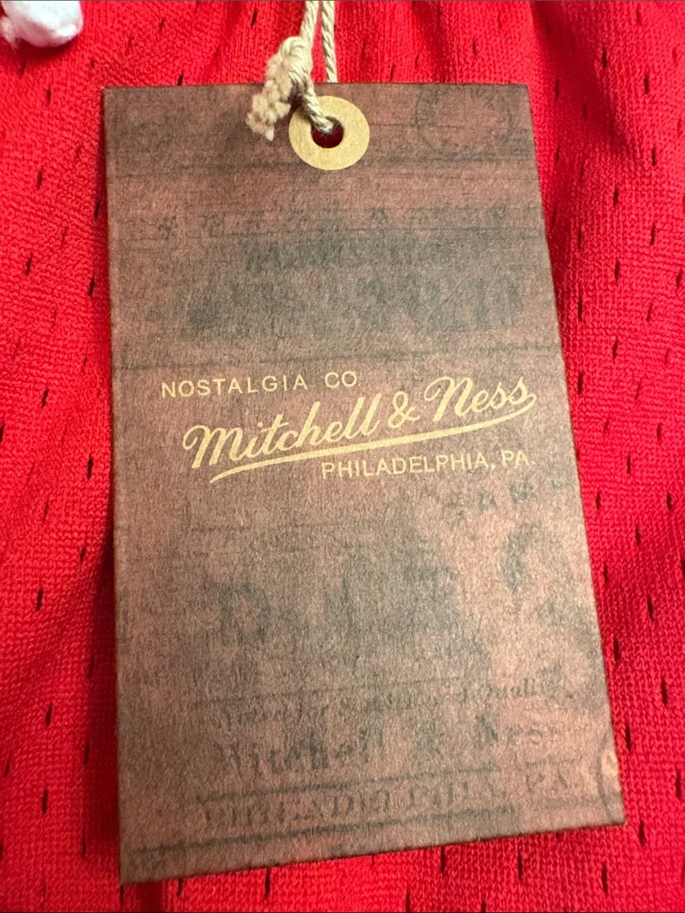 Mitchell & Ness official looking